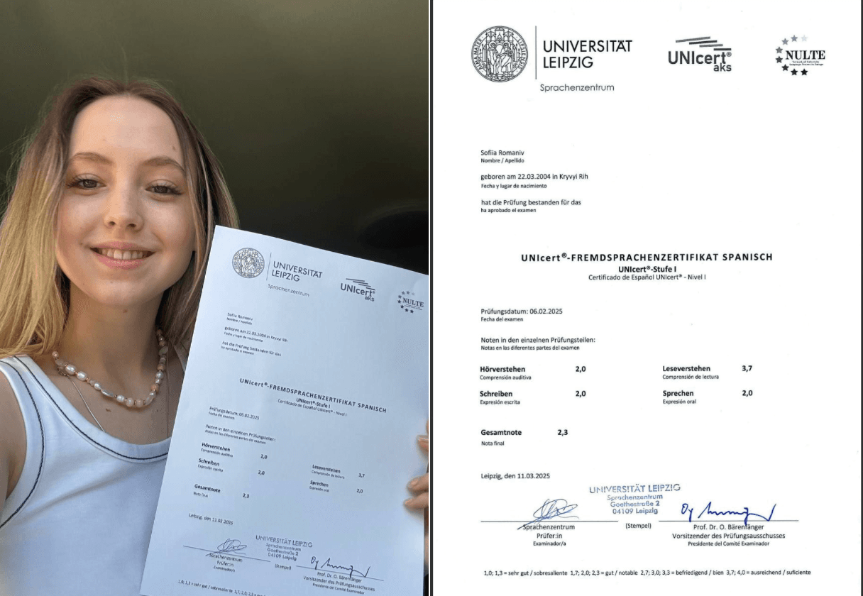 Sonya Achieves B1 Spanish